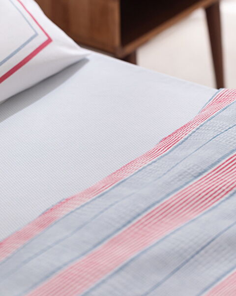 Marc Tek Kişilik Ecocell Baskılı Pike Takımı - 3