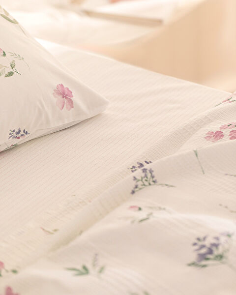 Evonna Tek Kişilik Ecocell Baskılı Pike Takımı - 3