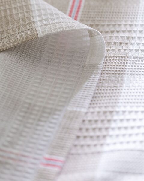 Henri Single Cotton Ecocell Printed Pique Set - Beige - 6