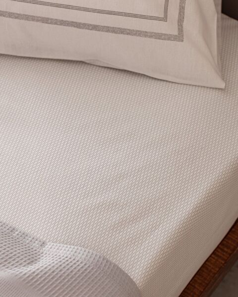 Mathilda Single Cotton Ecocell Plain Duvet Cover Set - Gray - 4