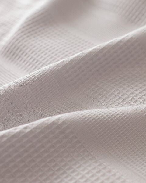 Mathilda Single Cotton Ecocell Plain Duvet Cover Set - Gray - 5