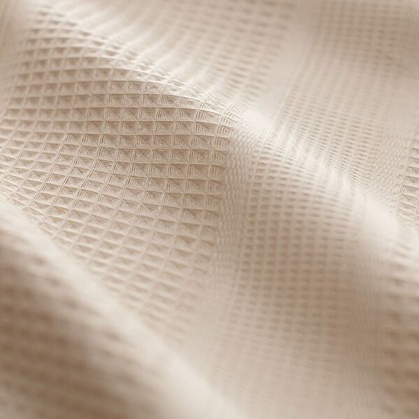 Mathilda Tek Kişilik Pamuklu Ecocell Düz Pike Takımı - Bej - 5