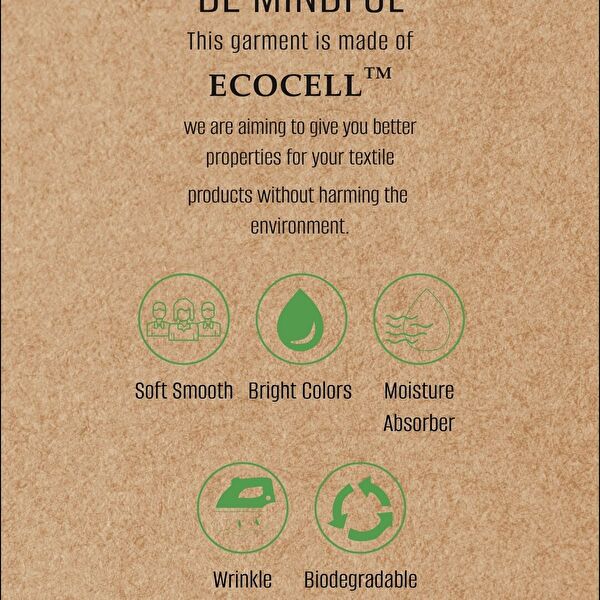 Mathilda Tek Kişilik Pamuklu Ecocell Düz Pike Takımı - Bej - 7