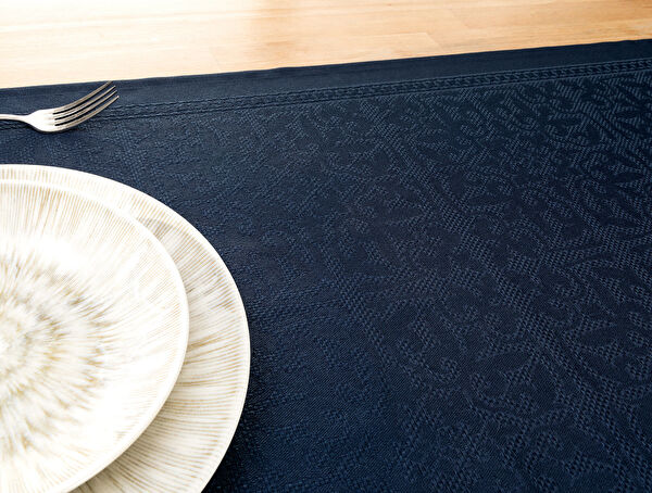 Tapis de couloir marocain - Bleu marine - 45x160 cm - 2