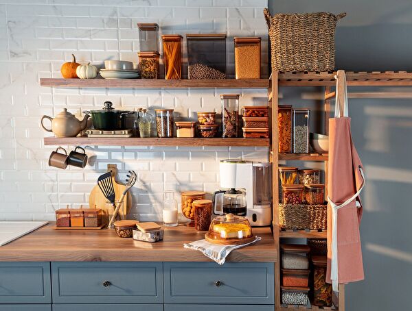 Conteneur de conservation Marion avec couvercle en bois 1600 ml - 4