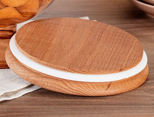 Conteneur de conservation Marion avec couvercle en bois 1600 ml - 2