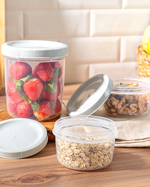 Contenant à collation Dieppe 3 pièces - 2