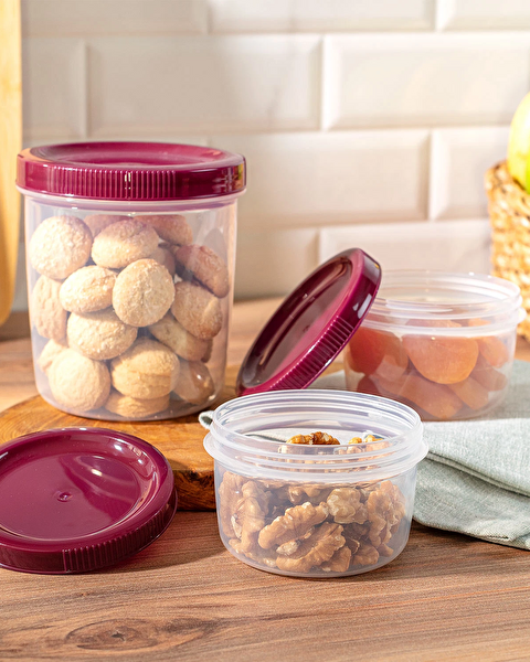 Contenant à collation Dieppe 3 pièces - 2