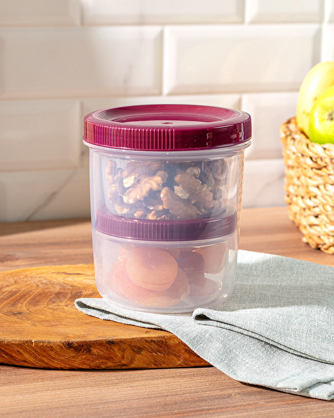 Contenant à collation Dieppe 3 pièces - 0