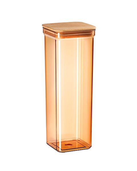 Kaviera Récipient de conservation 2 pièces avec couvercle en bois - 2100 ml - 4