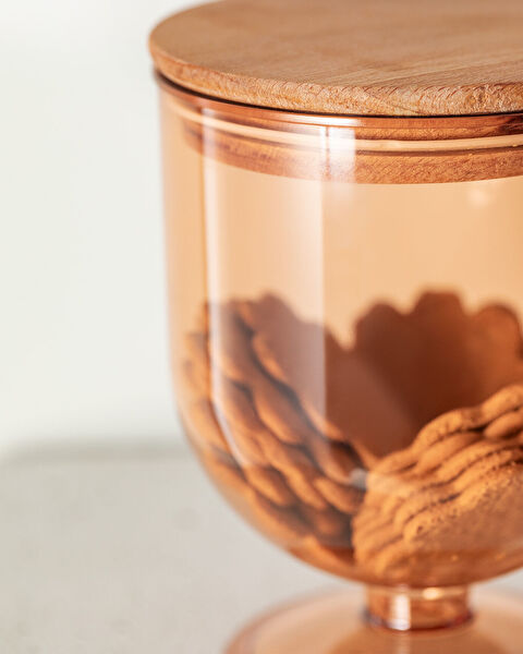 Conteneur de conservation Marion avec couvercle en bois 900 ml - 3