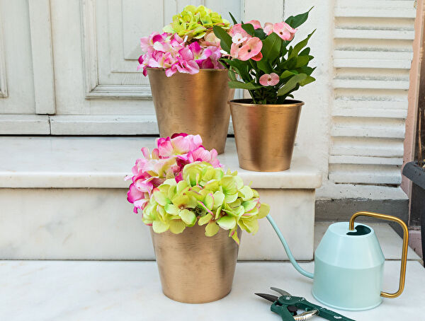 Pot de Fleur Doré Dior 1,5 Lt - 2