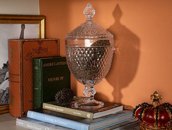 غانيون قدم وعاء حلوى كبير - 0