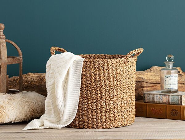 Ciana Large Wicker Basket - 0