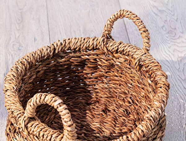Clairine Small Wicker Basket - 0