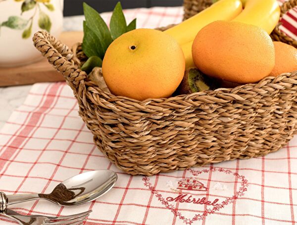 مارو سلة خوص كبيرة - 1