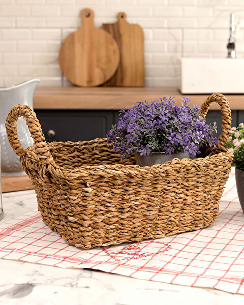 سلة خوص متوسطة الحجم من مارو - 0