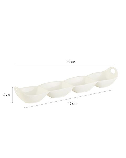 Assiette de présentation 4 compartiments Petit Concept - 2