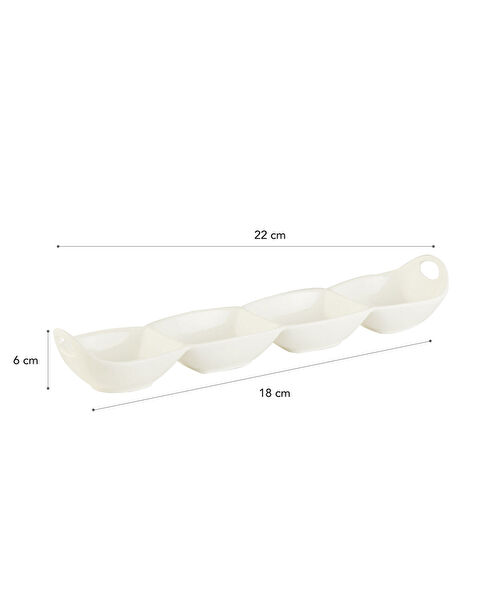 Petit Concept 4 Compartment Presentation Plate - 2