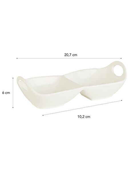 Assiette de service 2 sections Petit Concept - 2