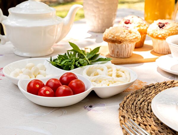 Nouvelle grande assiette de présentation à 4 compartiments Petit Concept - 2