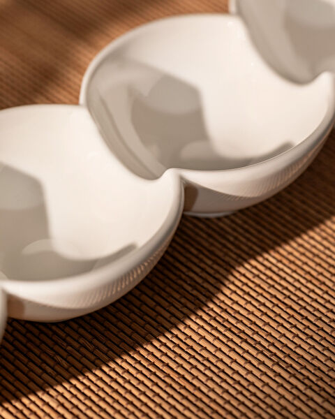 New Petit Concept 4 Bölmeli Küçük Sunum Tabağı - 1