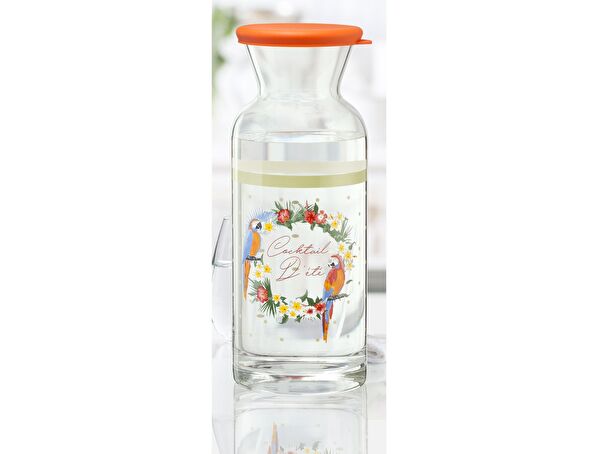 استوائي قنينة مياه زجاجية 1 لتر - 2