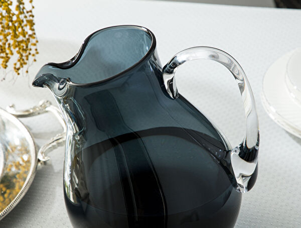 Emeline El Yapımı Cam Sürahi - 1