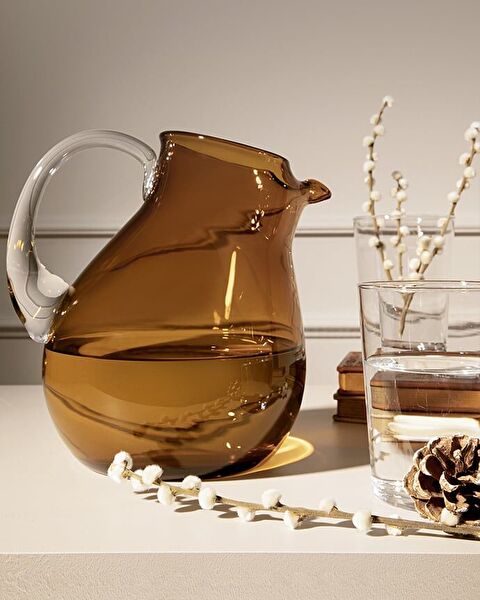 إبريق الزجاج المصنوع يدويًا - 0