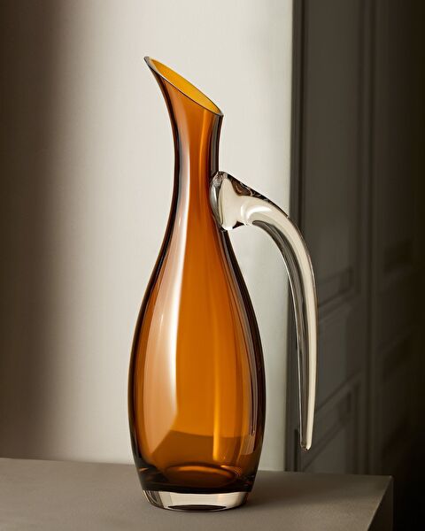 Trouville Handmade Glass Carafe with Handle - 0