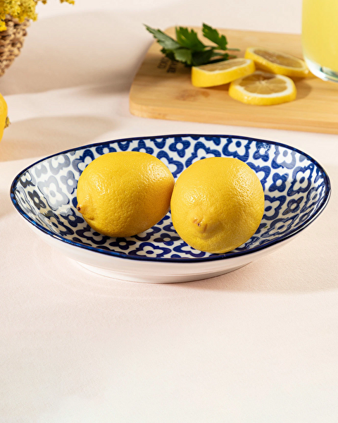 طبق بيضاوي ريف بلو توياو - 0