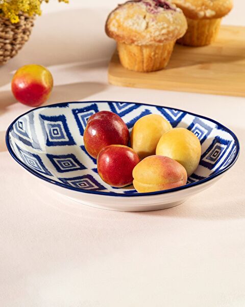 طبق بيضاوي ريف بلو كاريه - 0