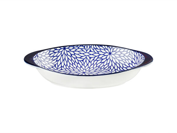 طبق Rêve Bleu Drancy الجديد على شكل عظمة صينية بمقبض - 1