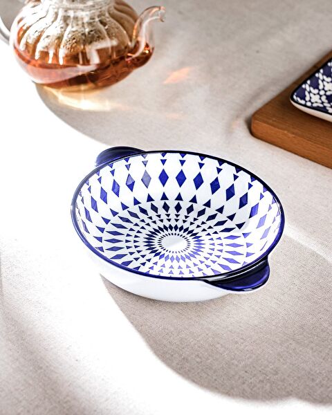 Rêve Bleu Niort Assiette À Poignée Ronde - 0