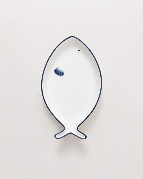 طبق قارب بحري 26 سم - 2