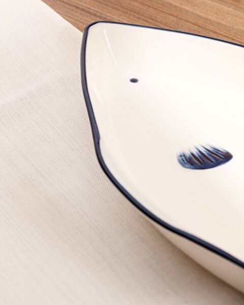 طبق قارب بحري 26 سم - 1