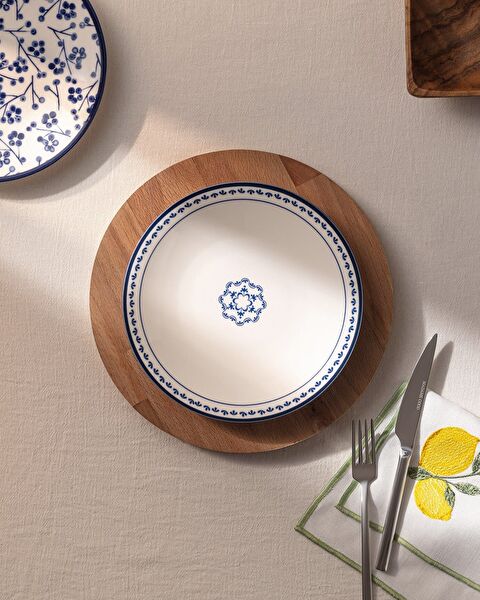 طبق كيك ريف بلو إسبيرير 19 سم - 0