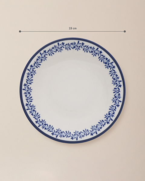 Rêve Bleu Couronne Dessert Plate 19 Cm - 5