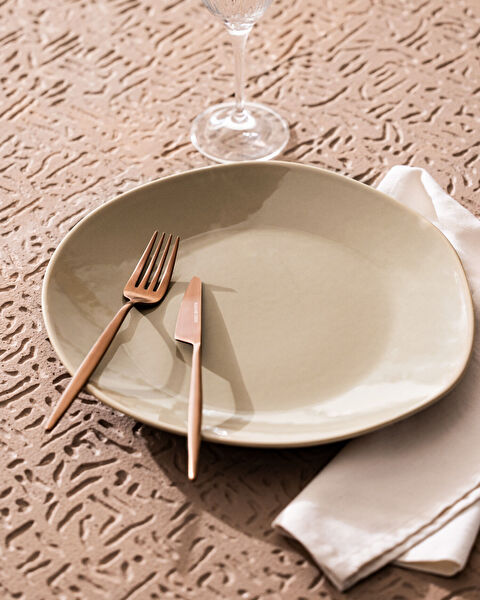 Souci Serving Plate - Beige - 30 cm - 1
