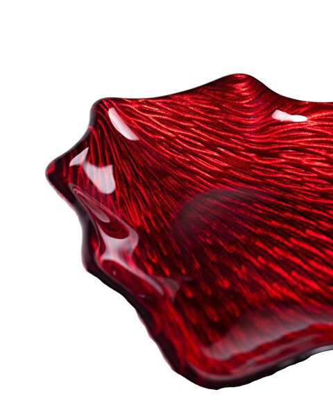 Belda Snack Plate - Red - 2