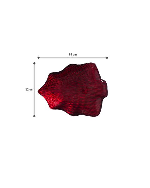 Belda Snack Plate - Red - 4