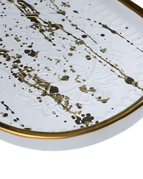 Orva Decorative Plate - White - 1