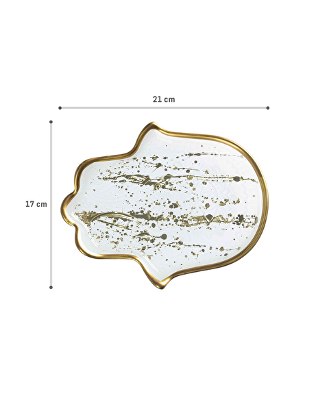 Orva Decorative Plate - White - 3