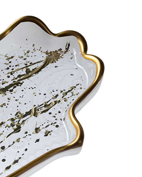 Orva Decorative Plate - White - 2