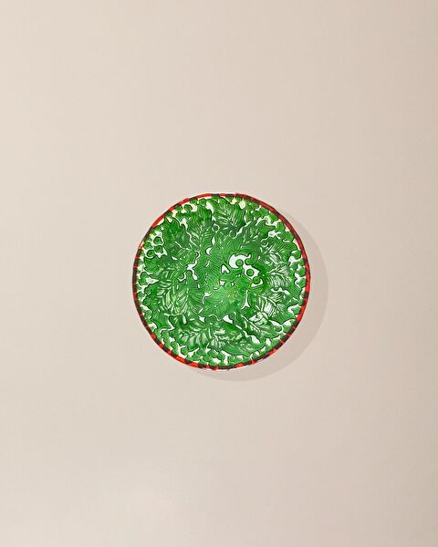 Nora Cake Plate - Green - 15 cm - 0