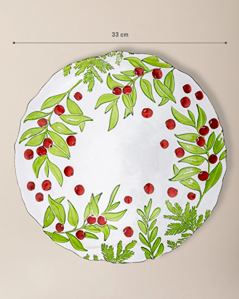 Assiette de Service Somme - 33 cm - Transparent - 4