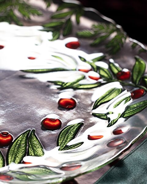 Assiette de Service Somme - 33 cm - Transparent - 1