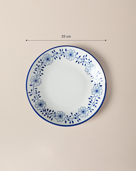 Reve Bleu Floral Dinner Plate - 7