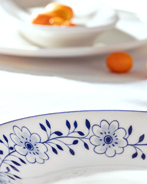 Reve Bleu Floral Dinner Plate - 4