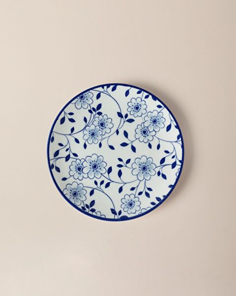 Reve Bleu Jardin Cake Plate - 6